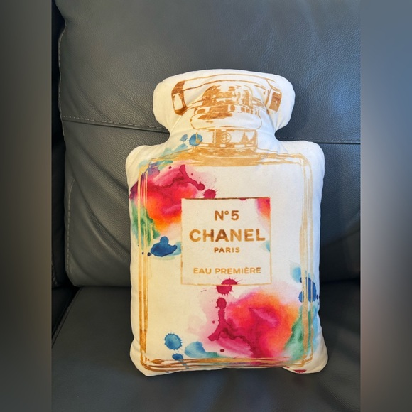 Chanel No. 5 Multicolor Decorative Pillow - Picture 3 of 6